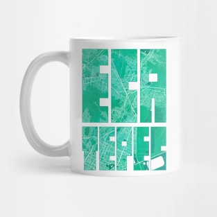 Ecatepec, Mexico City Map Typography - Watercolor Mug